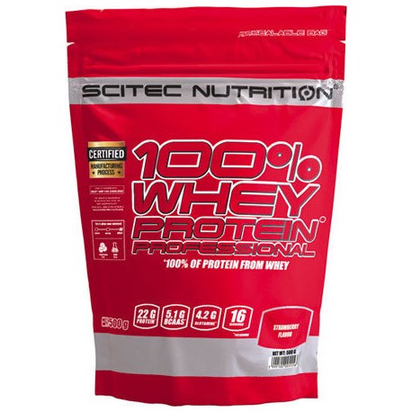 Πρωτεΐνη 100% Whey Protein Professional (500gr) - Scitec Nutrition VANILLA