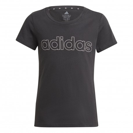 Adidas Παιδικό T-shirt για Κορίτσι Μαύρο Essentials Tee GN4042