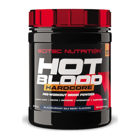 Scitec Nutrition Hot Blood Hardcore 375gr Blackcurrant Goji Berry
