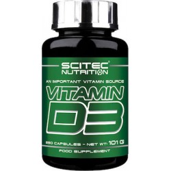 Scitec Nutrition Vitamin D 3 480iu 250 κάψουλες