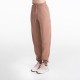 CARROT PANT WITH RIB 02102207 BROWN