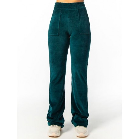 BE NATION VELOUR FLARE PANT 02102201 PINE GREEN