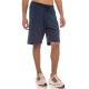 ESSENTIALS TERRY SHORTS WITH ZIP POCKETS 03312303 D.BLUE