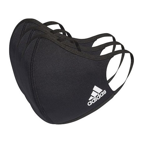 Adidas Face Covers M/L Black 3τμχ H08837