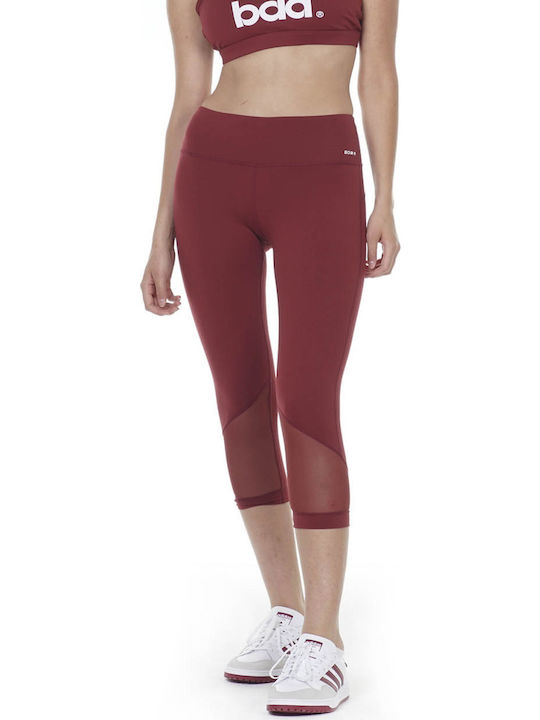 WOMEN 7/8 LEGGINGS 011012 MAROON