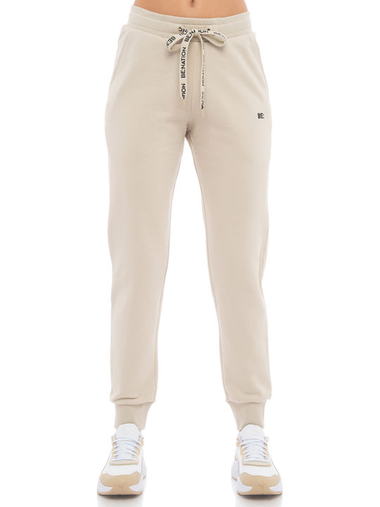 Be:Nation Παντελόνι Γυναικείας Φόρμας 02102310-3J Μπεζ