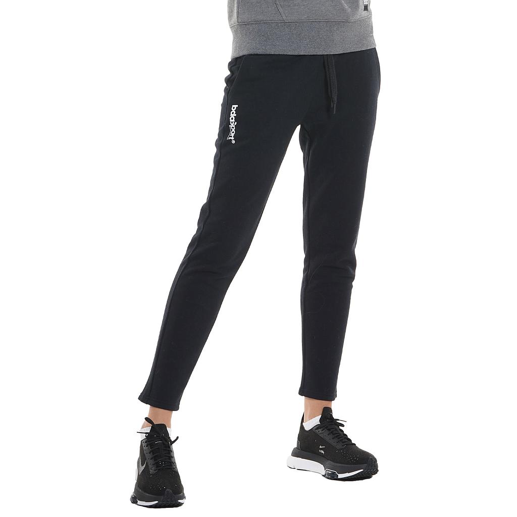 WOMEN'S SLIM FIT FLEECE PANTS 021144 BLACK