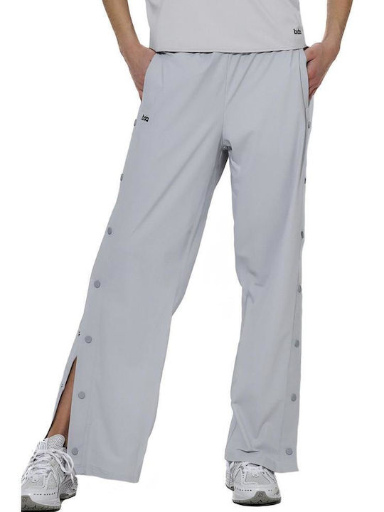 WOMEN'S WIDE-lEG YOGA TROUSERS lIGHT GREY
