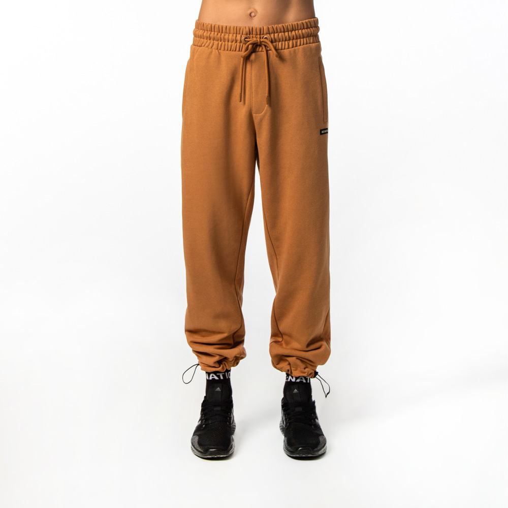 PANT WITH ELASTIC CORD & STOPPER 02302201 BEIGE