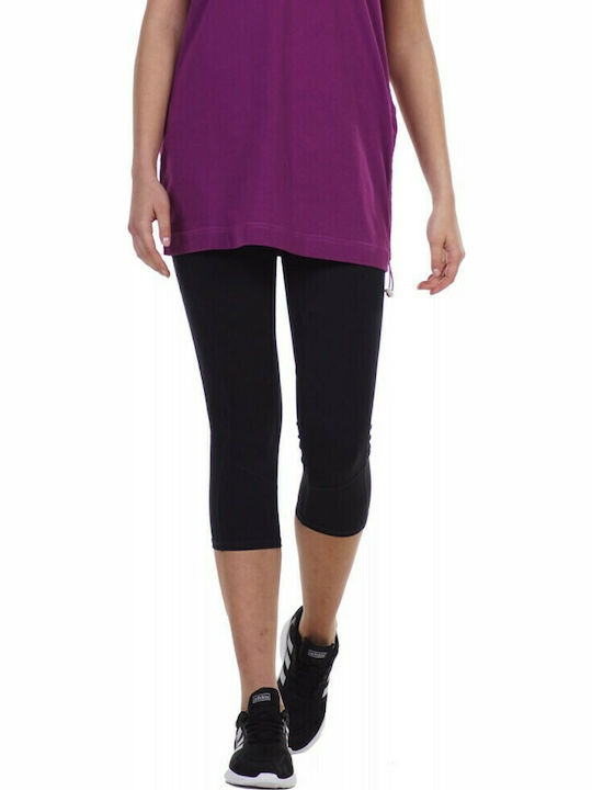 WOMEN'S 3/4 SPORTS LEGGINGS 031123 BLACK