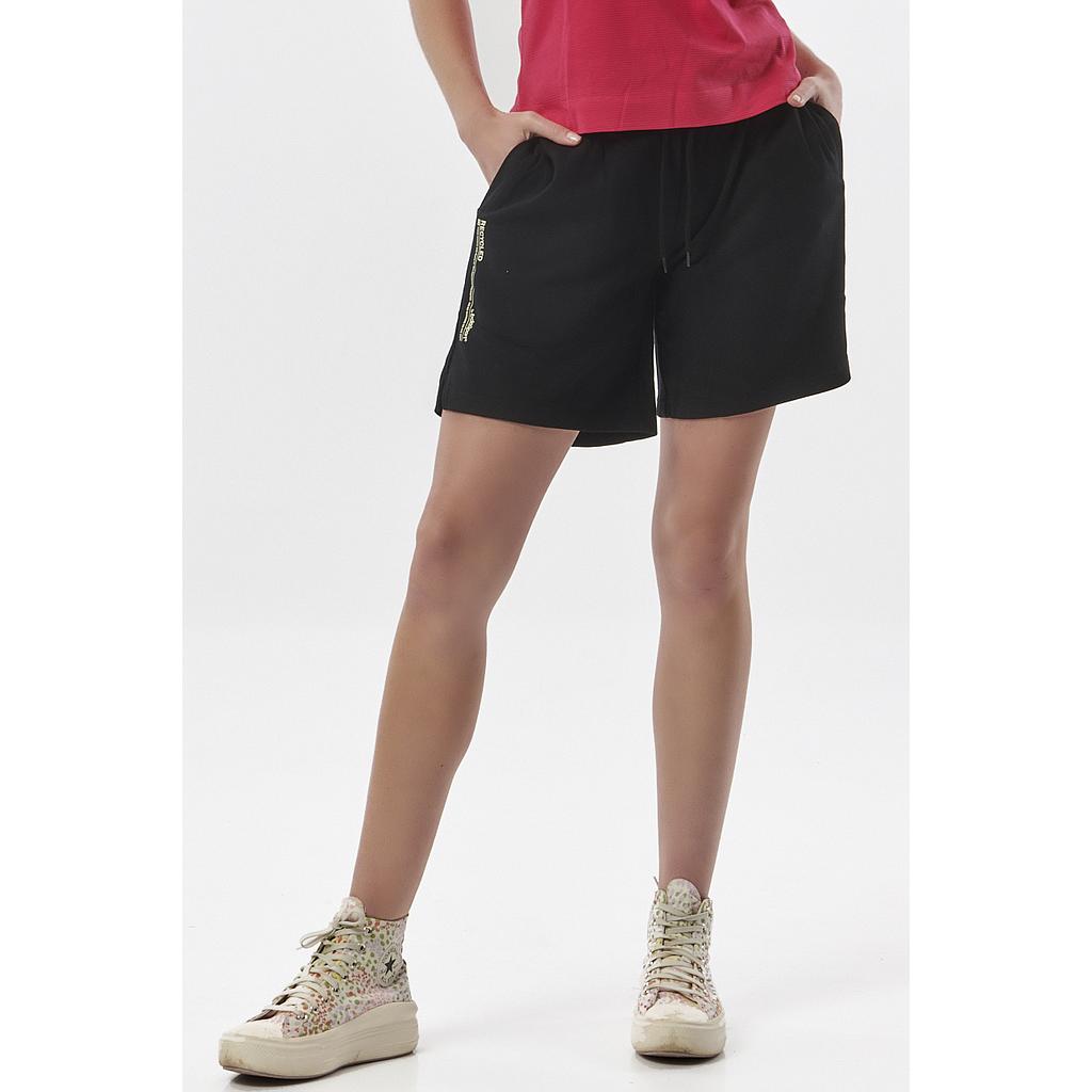 WOMEN'S HIGH WAIST SHORTS 031324 BLACK