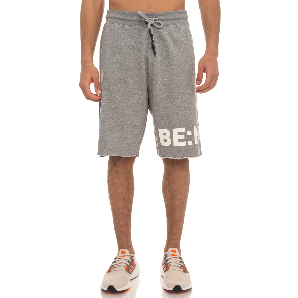 ESSENTIALS TERRY SHORTS RAW EDGES 03312302 MEL.GREY