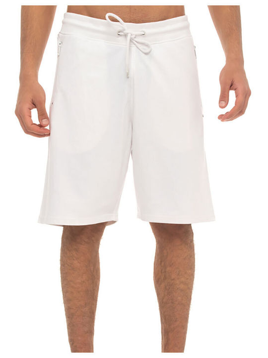 ESSENTIALS TERRY SHORTS WITH ZIP POCKETS 03312303 OFFWHITE