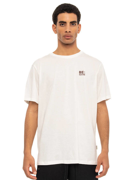 OVERSIZED GEO MAP S/S TEE 05312308-2A OFFWHITE