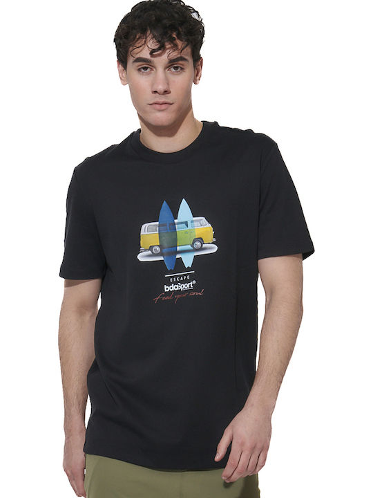 MEN'S REGUlAR FIT MERCERISED T-SHIRT BLACK