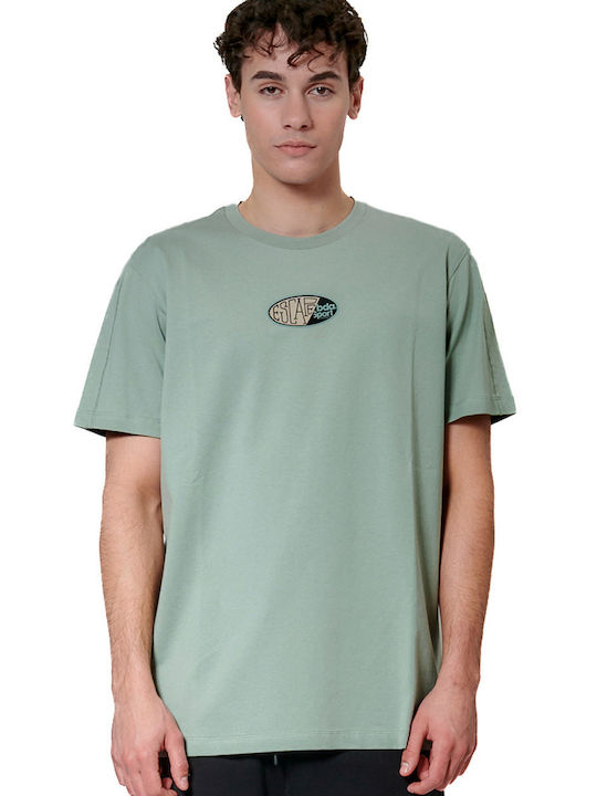 MEN'S GRAPHIC T-SHIRT PISTACHIO GREEN 053628-07A
