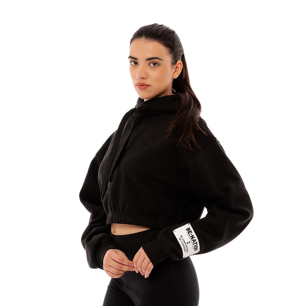 CROP TOP OVERSIZE HOODIE 06102402-01