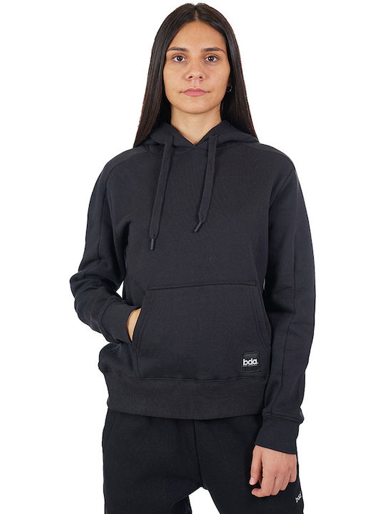 WOMEN'S COLORBLOCK FLEECE HOODIE 061129 BLACK