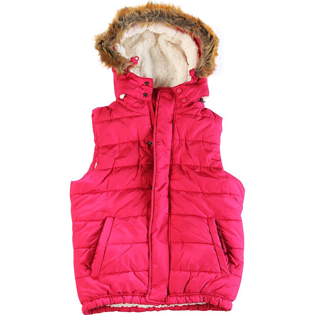 Body Action Γυναικείο Αμάνικο Μπουφάν 071728 maroon