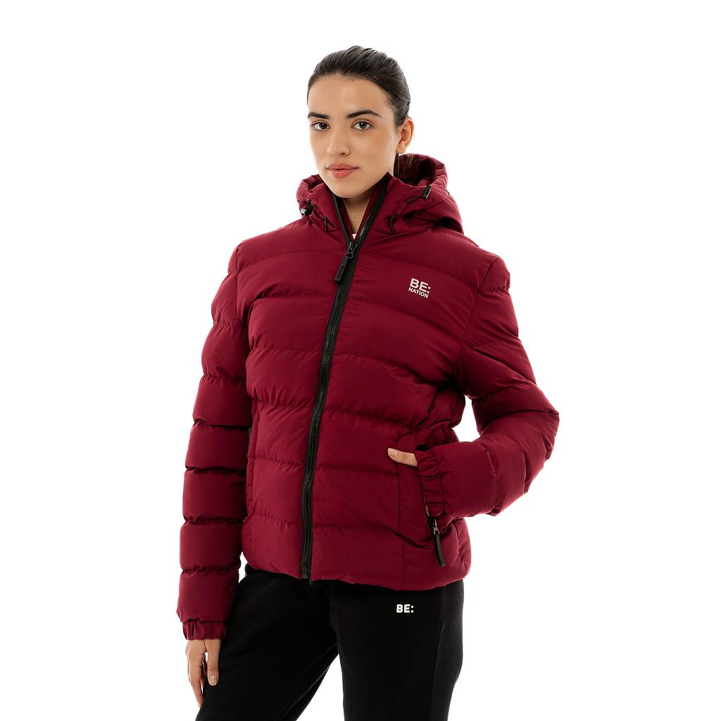 REGULAR PUFFER JACKET 08102306-5C BORDEAUX