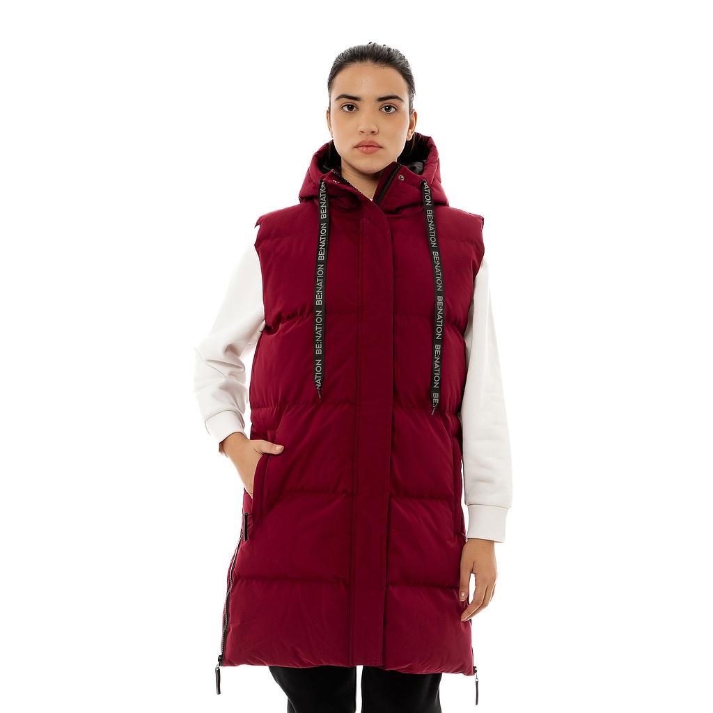LONG VEST PUFFER JACKET 08102402-5C