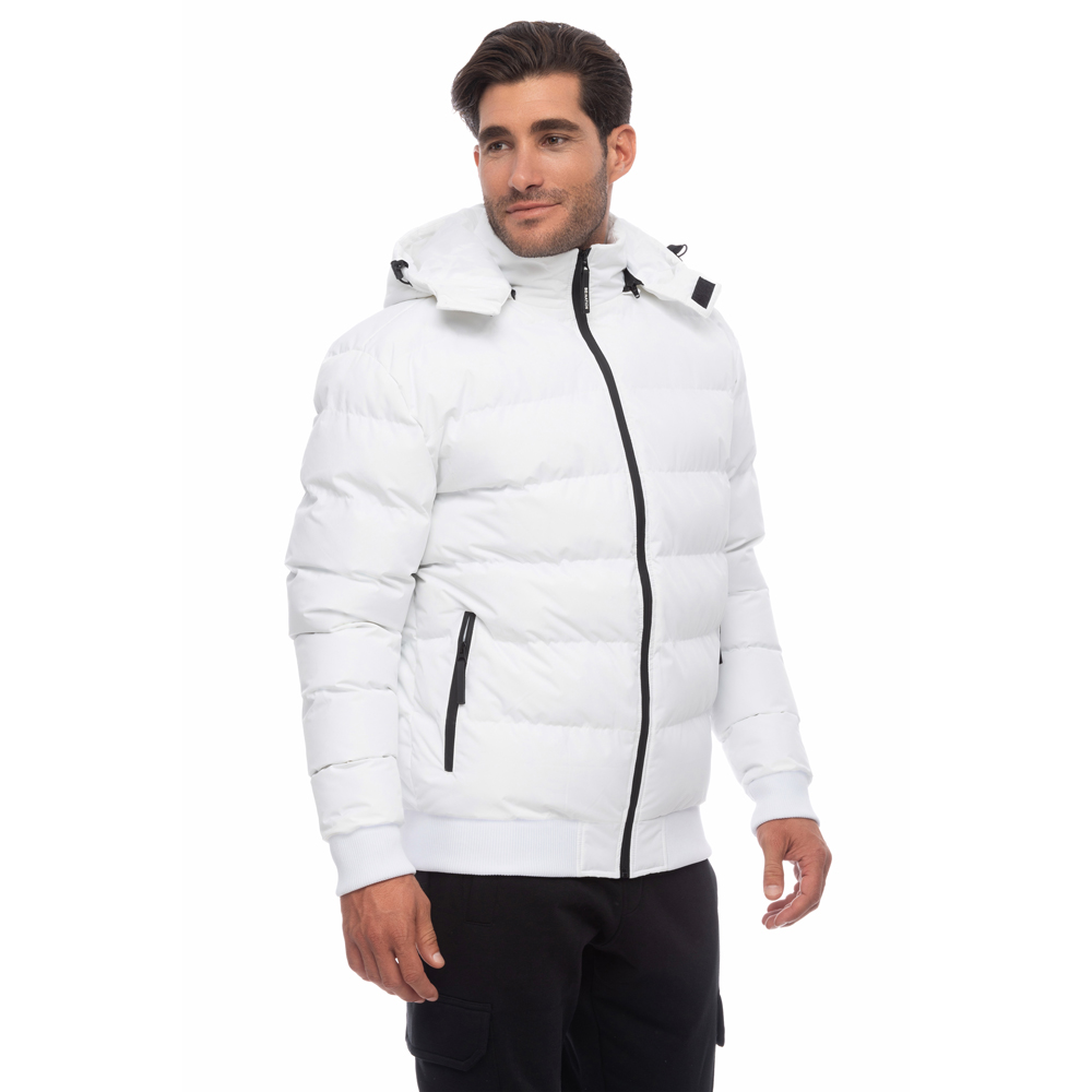 BOMBER JACKET WITH DETACHABLE HOOD 08302302