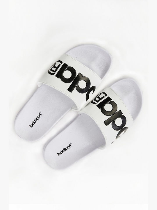 WOMEN'S SUMMER POOL SLIDES 091302-02 WHITE
