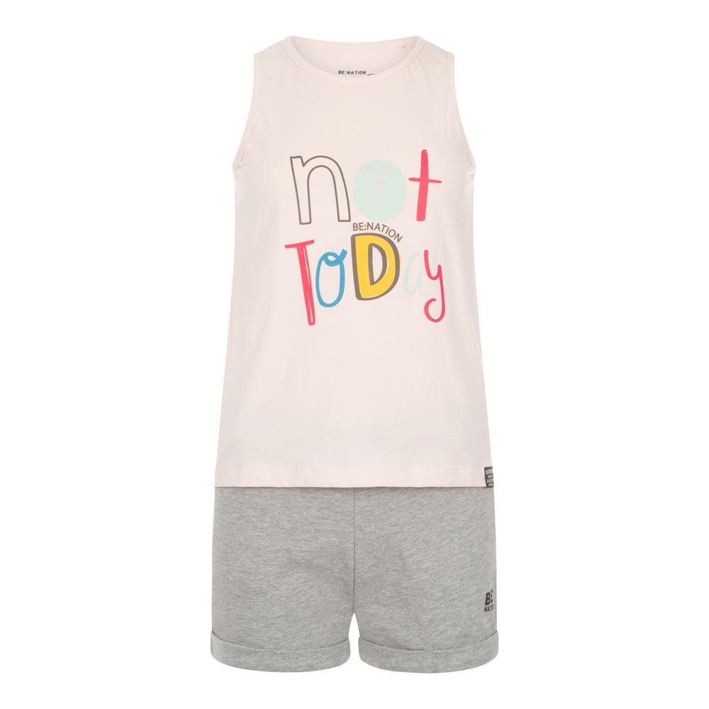 SLEEVLESS TEE_SHORTS SET 10212402-8A