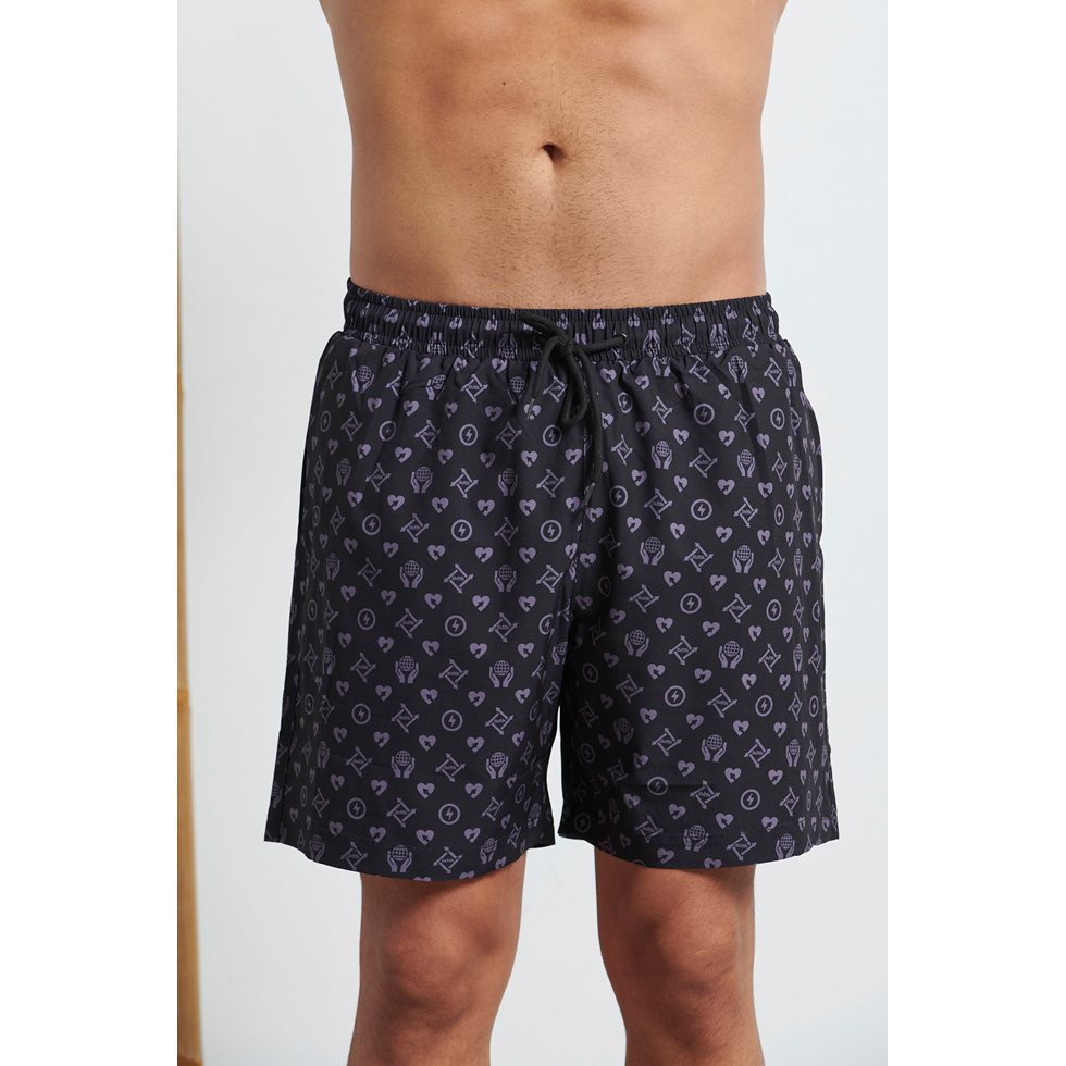 SWIMWEAR MEN BOTTOM 1221-951344 BLACK
