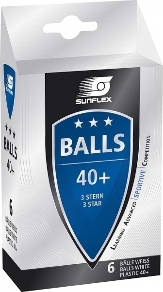 Μπαλάκια Ping PongSunflex 97252 6τμχ