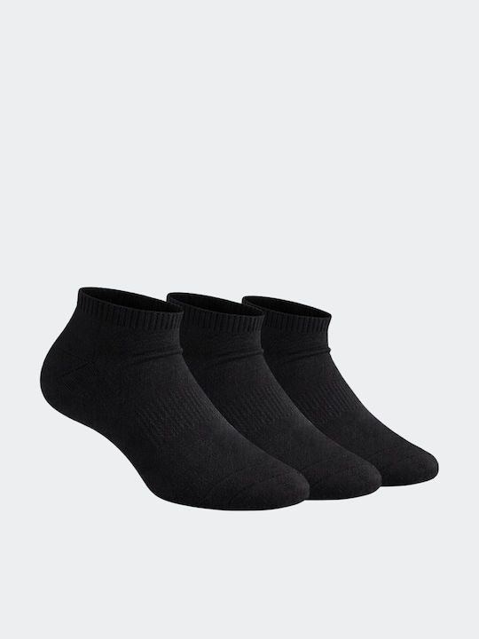 3pack Low cut Half Terry Socks BLACK 25200-01