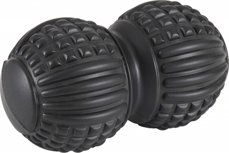 Amila Μπάλα Μασάζ Διπλή Μαύρη 16cm