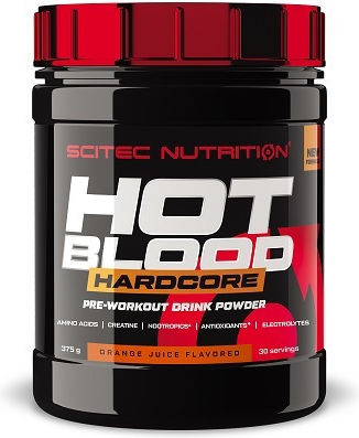Scitec Nutrition Hot Blood Hardcore 300mg 375gr Orange Juice