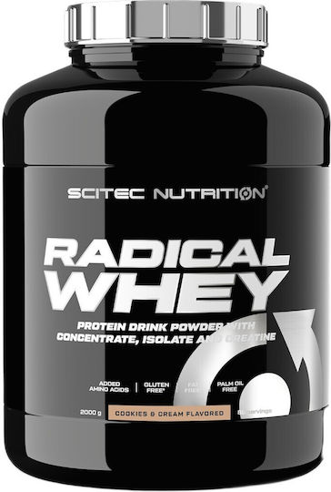 Scitec Nutrition Radical Whey με Κρεατίνη Cookies & Cream 2kg