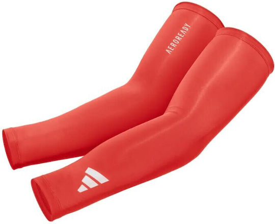 Adidas Aeroready Compression Arm Sleeves Red S M Μανίκια Adsl-13011rd