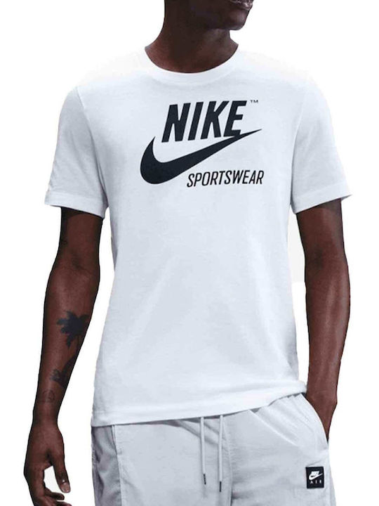 NikeSportswear Club Αθλητικό T-shirt Λευκό BV0620-100