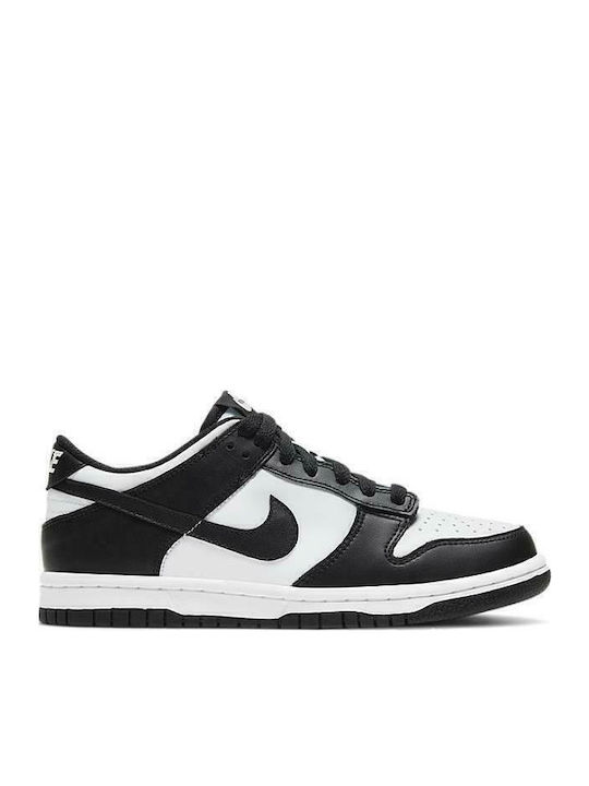 NIKE Kids' DUNK LOW BG Sports Shoes - CW1590-100 White / Black