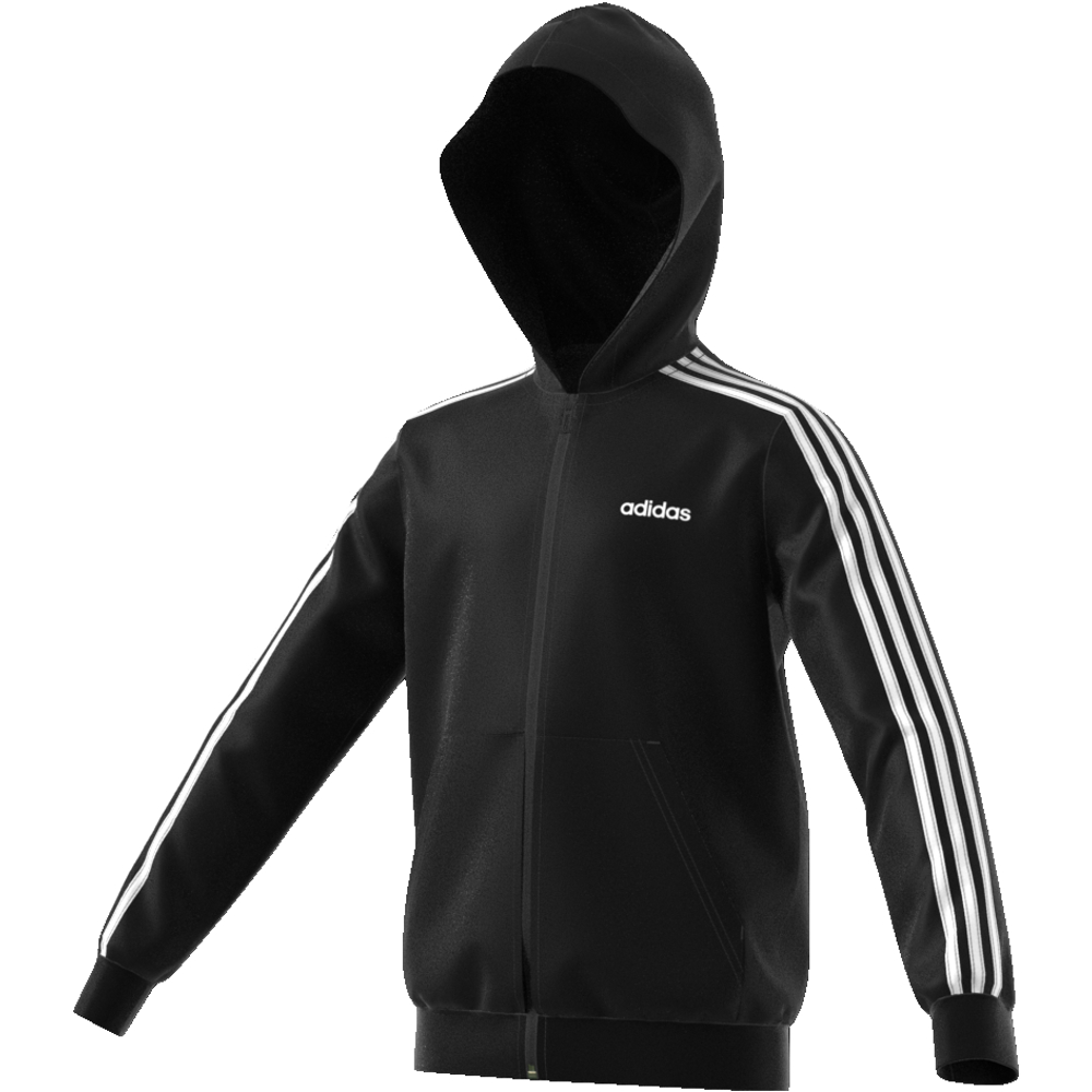 ESSENTIALS 3-STRIPES FULL ZIP HOODIE DV1823