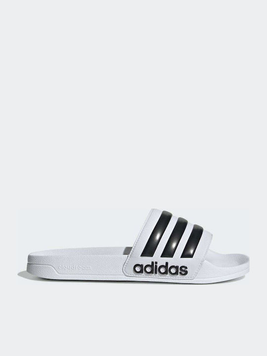 Adilette Shower Stripes Ανδρικά Slides Cloud White