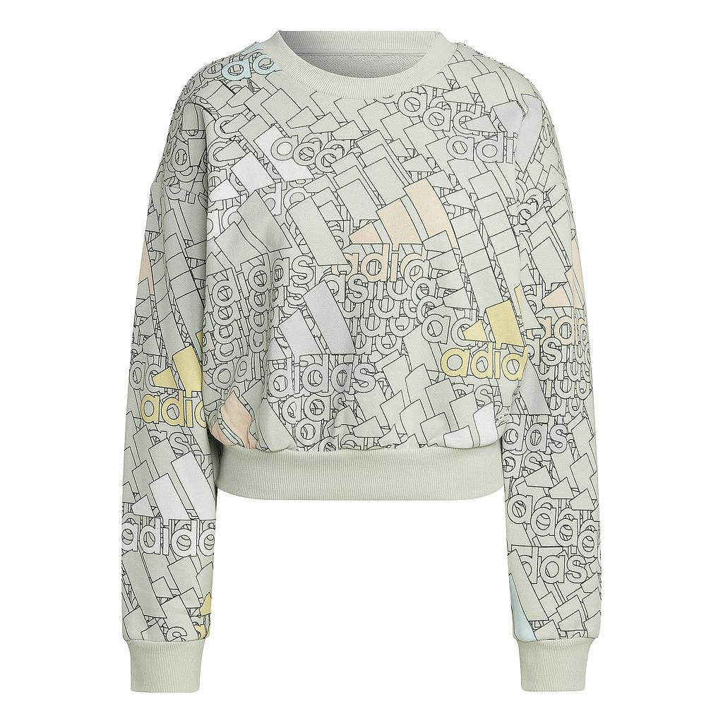 Essentials Multi-Colored Logo Crop Sweatshirt HL4413