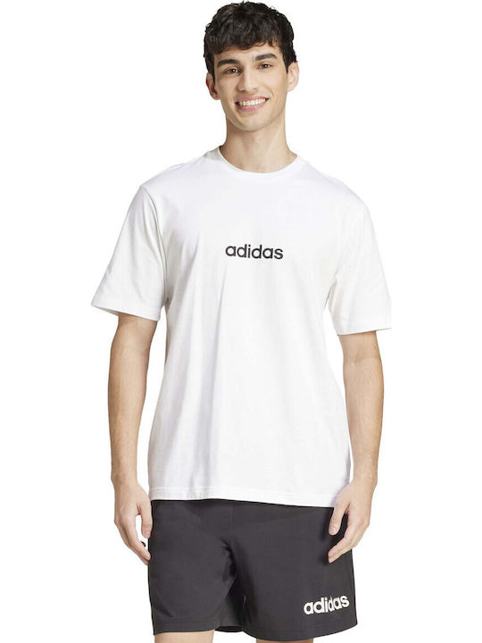 ADIDAS Essentials Linear Single Jersey Tee Ανδρικό T-Shirt JE9000