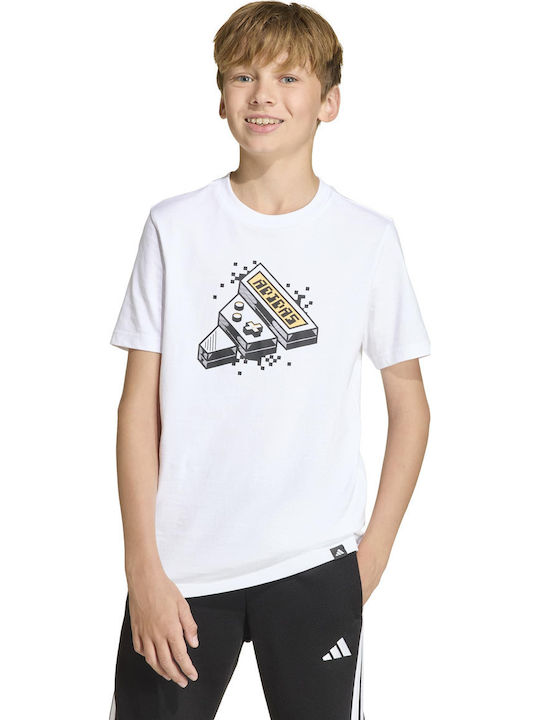 ADIDAS GAMING GRAPHIC K T-SHIRT WHITE KA0531