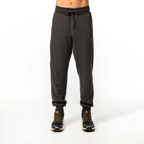STRAIGHT TERRY ZIP PANT 02302205 D.MEL.GREY