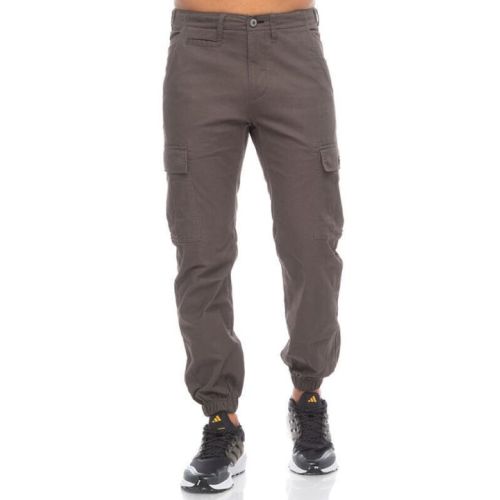 CARGO PANTS ELASTIC HEM 02302308 CHARCOAL