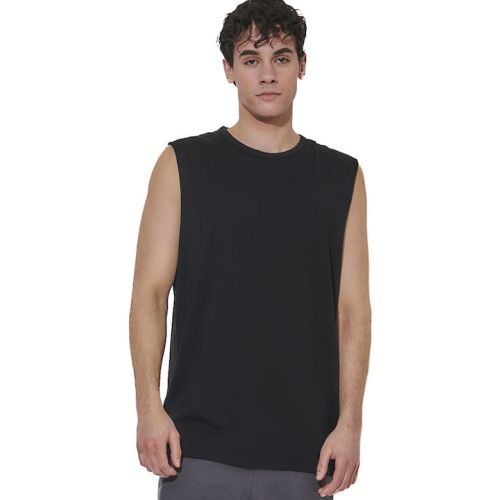 MEN'S MODAl SlEEVElESS TEE BLACK