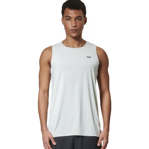 MEN'S lIGHTWEIGHT YOGA TANK TOP lIGHT GREY