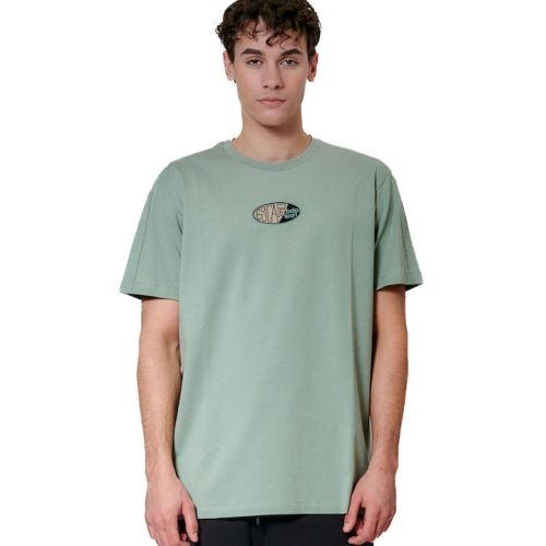 MEN'S GRAPHIC T-SHIRT PISTACHIO GREEN 053628-07A