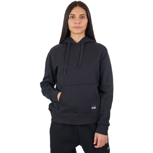 WOMEN'S COLORBLOCK FLEECE HOODIE 061129 BLACK