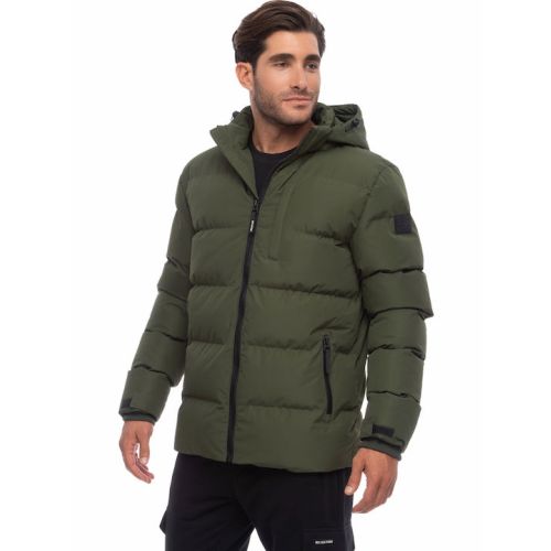 BE NATION Padded Jacket with Detachable Hood 08302301-7B