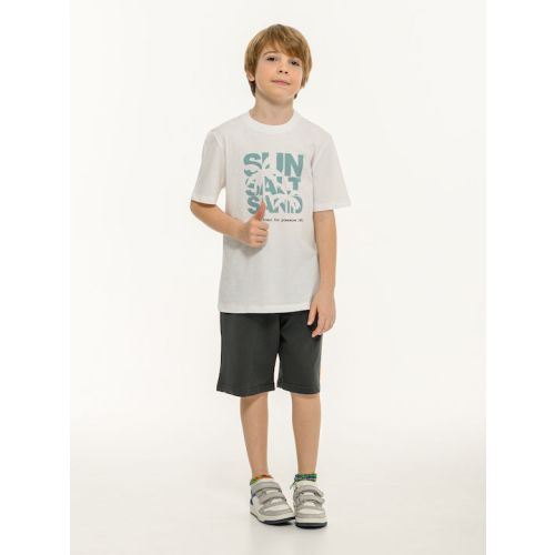 Bdtk Jounior Boy's Sets T-Shirt Ss & Long Shorts - WHITE 1261-755299-00200
